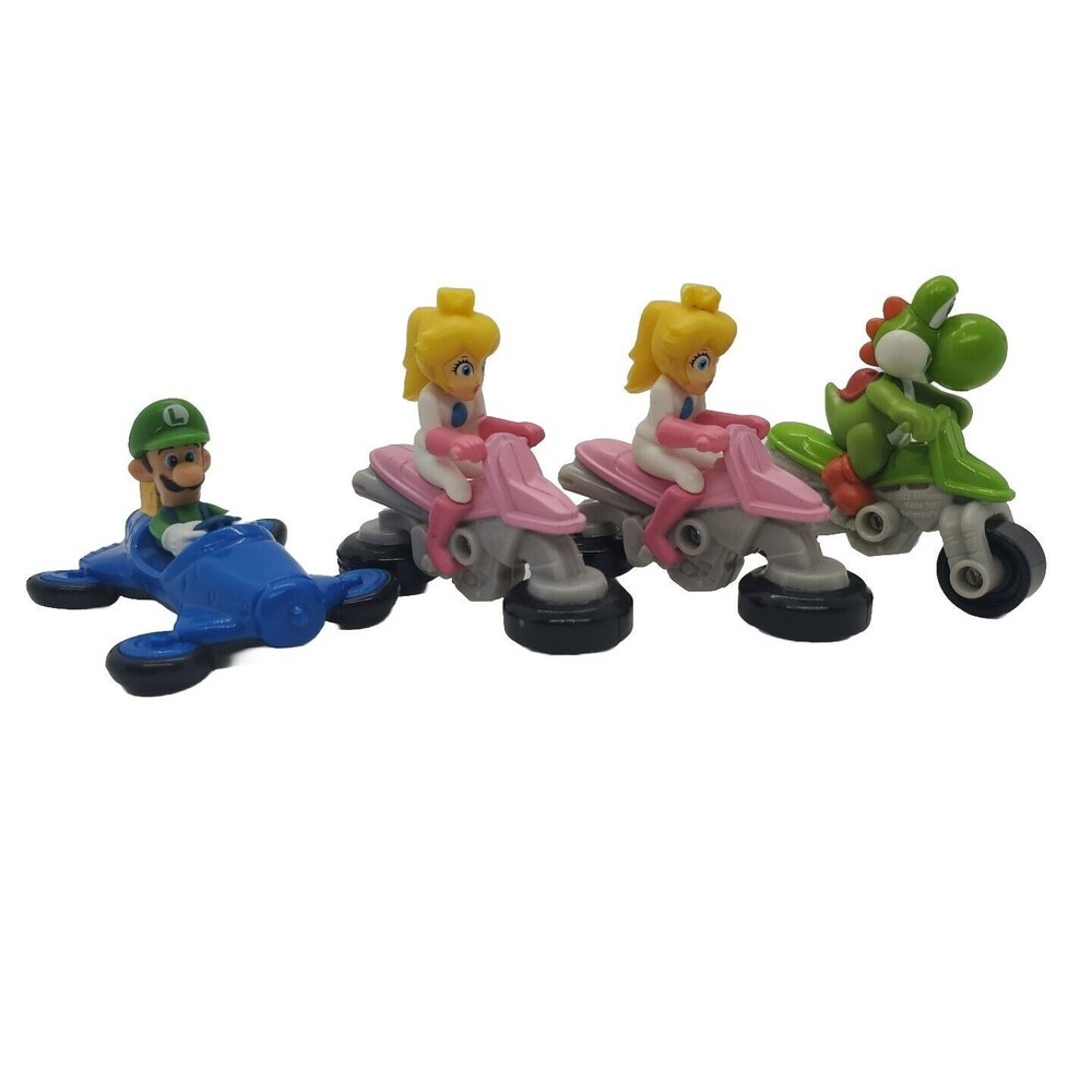 Nintendo Happy Meal Toy  Mario Cart Racers  Princess Peach And Yoshi McDonald